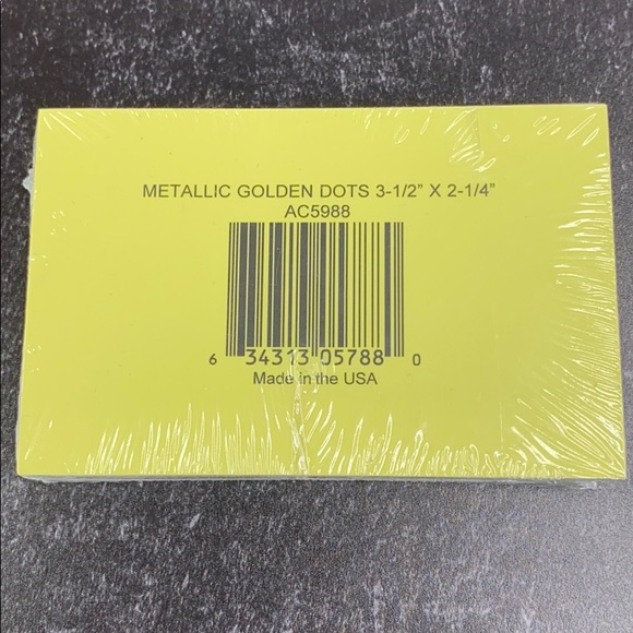 50 Golden Dots Enclosure Cards CLEARANCE - Picture 5 of 6